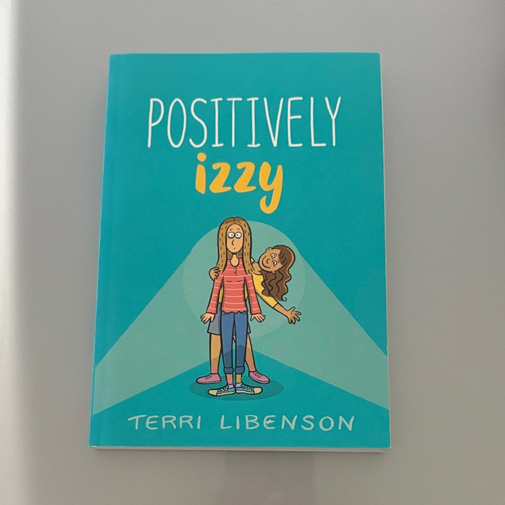 Scholastic Positively Izzy Book - Teal and Yellow
